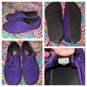 Size 9 Purple Vans